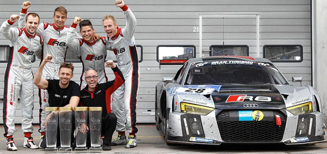 Audi celebrates victory at the Nurburgring 24 Hour with new R8