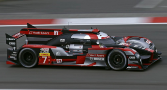 Marcel Fassler and Andre Lotterer have claimed pole for Audi at the Nurburgring 