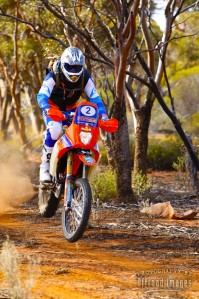 Todd Smith topped the bike times on his KTM 530 