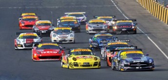 The Australian GT field will return to Sydney Motorsport Park in 2014, although this time with the V8 Supercars
