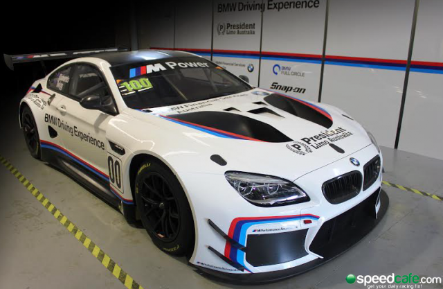 The Steven Richards Motorsport M6 GT3 will run in iconic BMW colours 