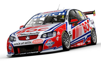 The new-look Brad Jones Racing Commodore VE