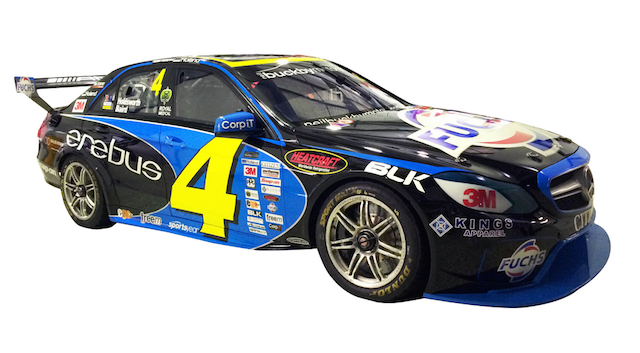 The revised livery for the Holdsworth/Baird Mercedes