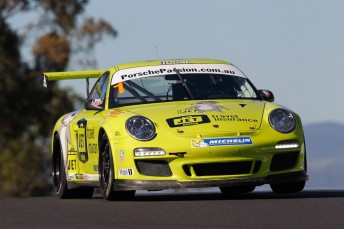 Craig Baird sets fastest time from the twin Carrera Cup practice sessions