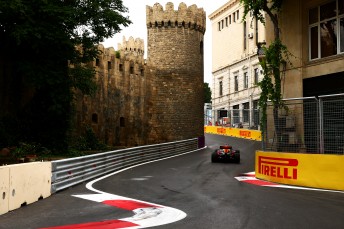 The kerbs have caused issues at Baku