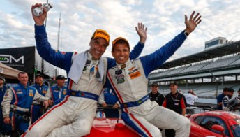 Daytona 24 H winners Christian Fittipaldi and partner Joao Barbosa win at Indianapolis