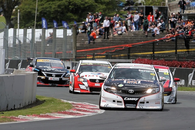 Jason Bargwanna proved invincible in the NZ Touring Cars