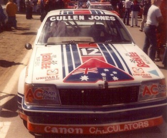 The car on the grid at Bathurst in 1981