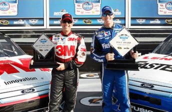 Greg Biffle and Carl Edwards will lead away the two Duel races