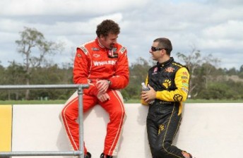 Boris Said and Steve Owen at Queensland Raceway
