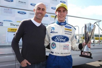 David and Sam Brabham together at one of the 19-year-old