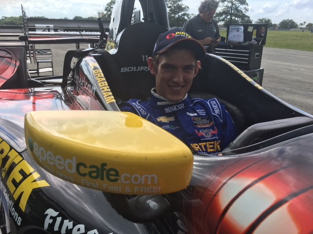 Matthew Brabham has undergone a seat fitting for his important Sebring IndyCar test