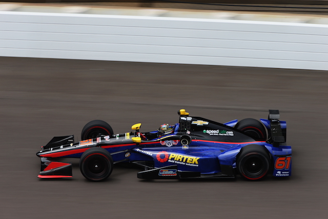 Matthew Brabham has completed a smooth maiden day of rookie tests and open practice ahead of the Indy 500