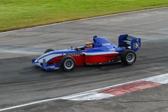 A tough outing at Mosport on Sunday for Matthew Brabham