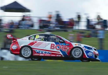 The Team BOC Holden in action at Barbagallo