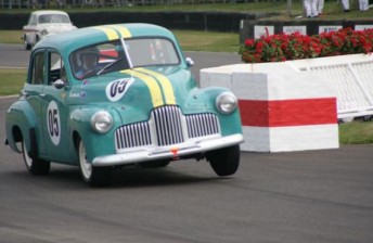 Brock in the 48-215 at Goodwood