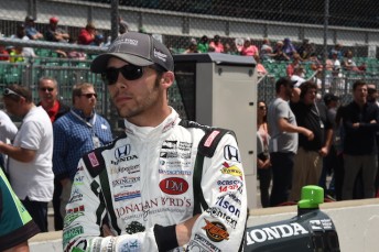Bryan Clauson pictured at the Indy 500 in May 