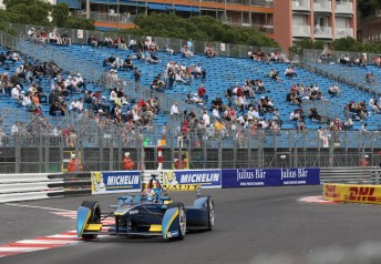 Sebastien Buemi avoided carnage to win in Monaco