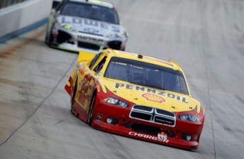 Busch leads Johnson late in the going