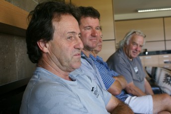 Tony Quinn hosting the media in the GT room at Highlands Motorsport Park