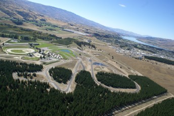 Aerial view of the complex