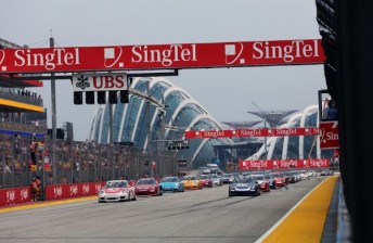 The Carrera Cup Asia field in Singapore this year