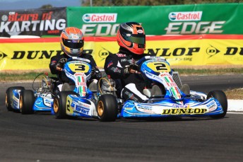 Patrizicorse drivers Hayden Patrizi and Daniel Currey. Pic: AF Images