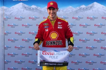 Pole number 5 of 2015 for Logano