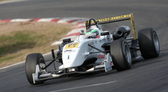 Ricky Capo behind the wheel of his Australian F3 car