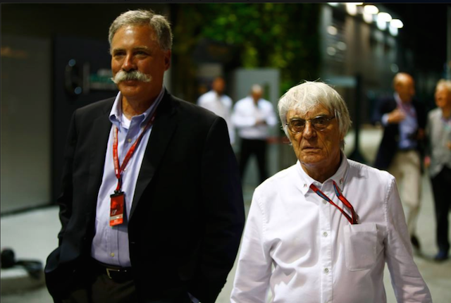 Chase Carey and F1