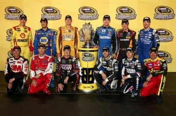 The 12 drivers in the Chase for the Sprint Cup
