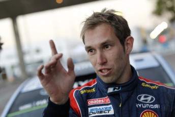 Chris Atkinson back in harness at Rally Australia