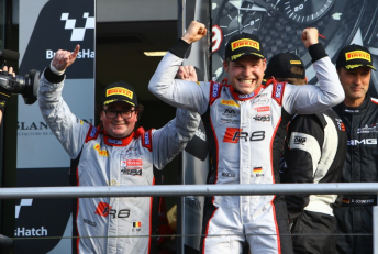 Christopher Mies and Enzo Ide claim the Blancpain Series Sprint Cup race at Brands Hatch 