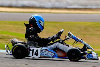 Clay Richards is making his Australian Karting Championship debut this weekend