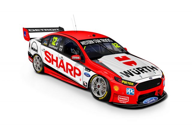 Fabian Coulthard will run full Sharp livery for the first time