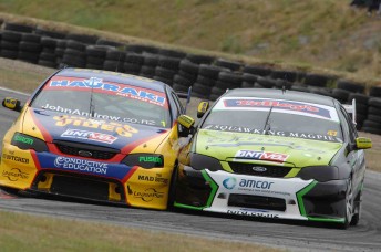 thumb Craig Baird (#1) and John McIntyre battle for position