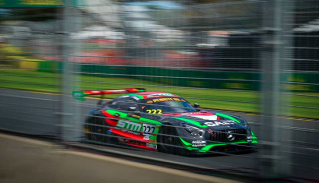 Craig Baird on his way to victory in Australian GT Race 1