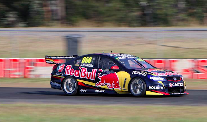 Craig Lowndes sits second in points, two places clear of team-mate Jamie Whincup