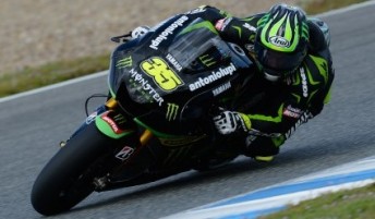 Cal Crurchlow was fastest at the Jerez test