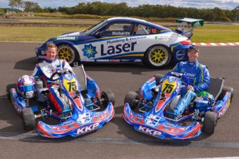 Kel Treseder (left) and Steve Richards (Right) during during the Drive Day in Bundaberg (Pic: AF Images/Budd)