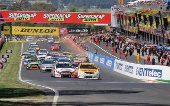 The DVS field blasts off at Mount Panorama