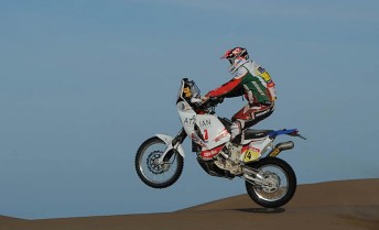 Helder Rodrigues enjoyed himself in the dunes during a strong day for Portugal