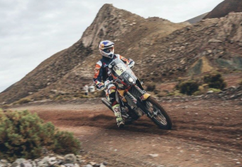 Toby Price on his way to his second Dakar Rally stage win this year