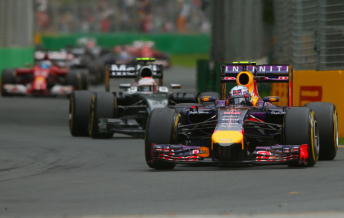 Ricciardo produced a strong performance on debut with Red Bull