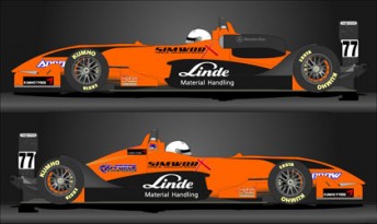 The look of the Mygale that Cam Waters will compete in this weekend at Hidden Valley