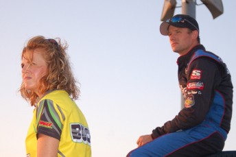 Daryn Pittman (right, with wife Mandy) will join Kasey Kahne