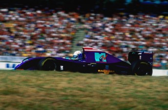 David Brabham in the Simtek at the German GP in 1994. Pic: LAT Photographic