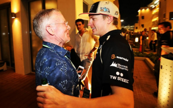 David Robertson with Kimi Raikkonen 