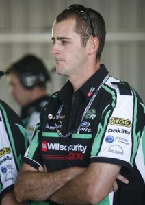 David Wall first drove a Wilson Security-backed V8 Supercar with Paul Cruickshank Racing at Phillip Island and Bathurst in 2009