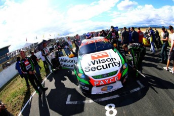 Dick Johnson Racing field two of V8 Supercars